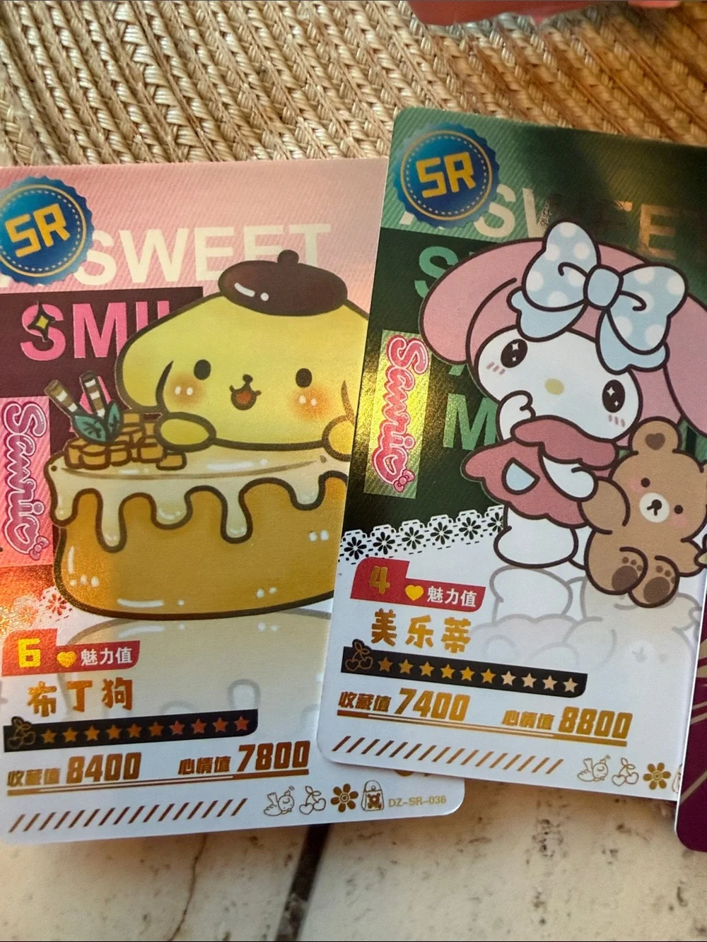Sanrio Kuromi Trading Card 5 Pack Opened & Kuromi Doll Pendant opened